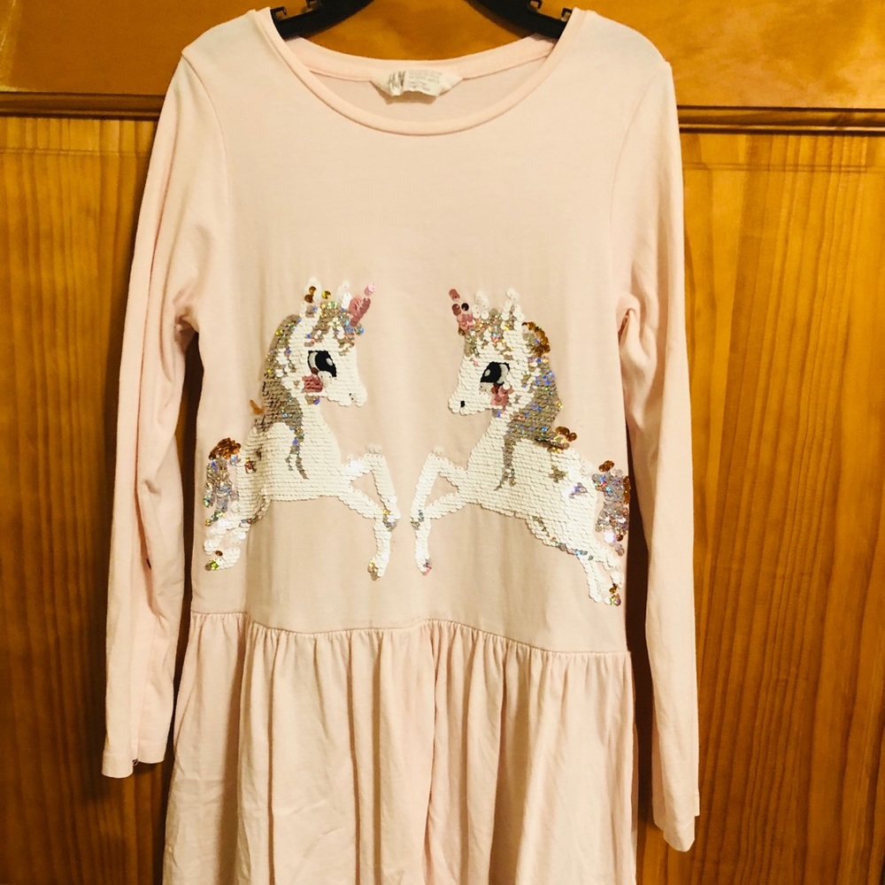 Unicorn dress by H&M for young girls